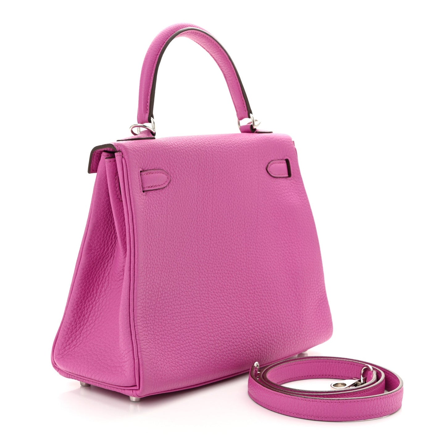 Hermes Togo Kelly Retourne Magnolia Handbag Travel Bag