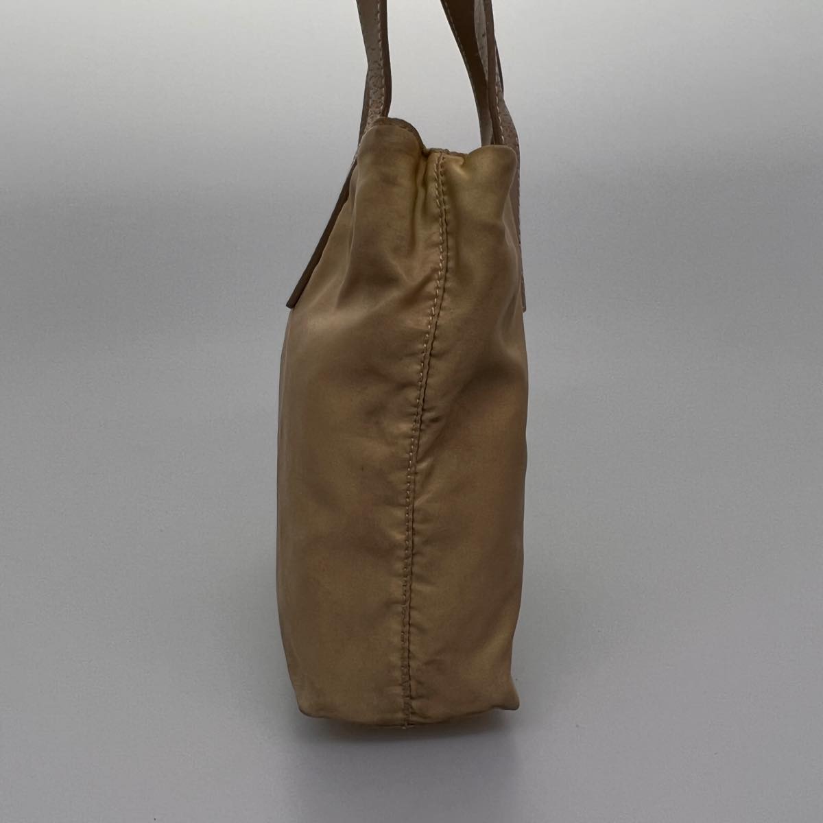 Prada Hand Bag Nylon Beige Travel Bag Nylon Beige Ac1161