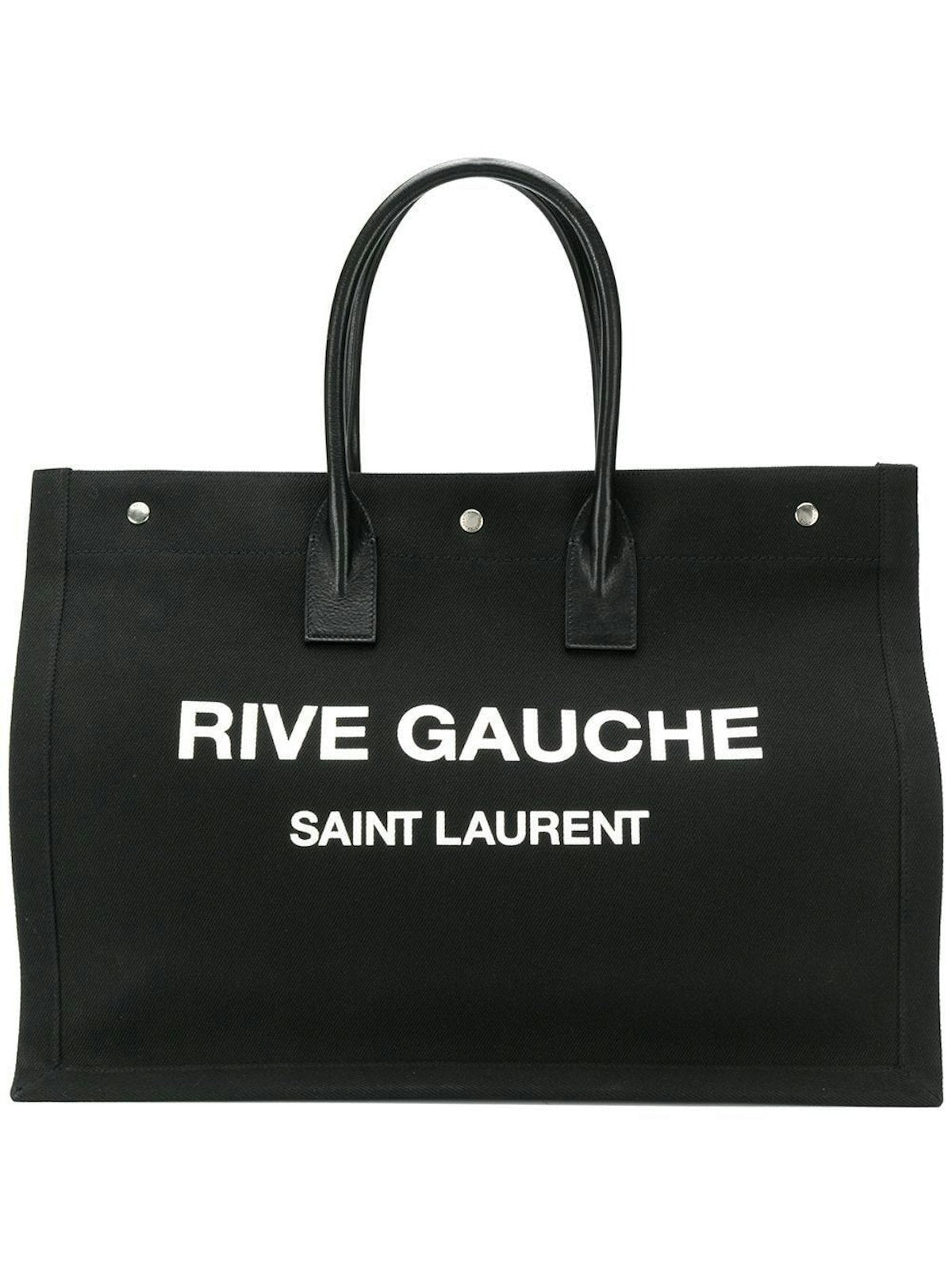 YSL Saint Laurent Luxury Trending Men Rive Gauche Tote Bag In Black Large