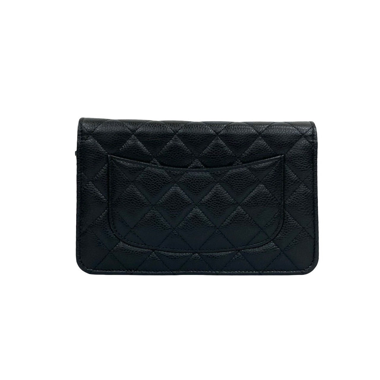 Chanel Matelassé Caviar Skin 2way Wallet on Chain