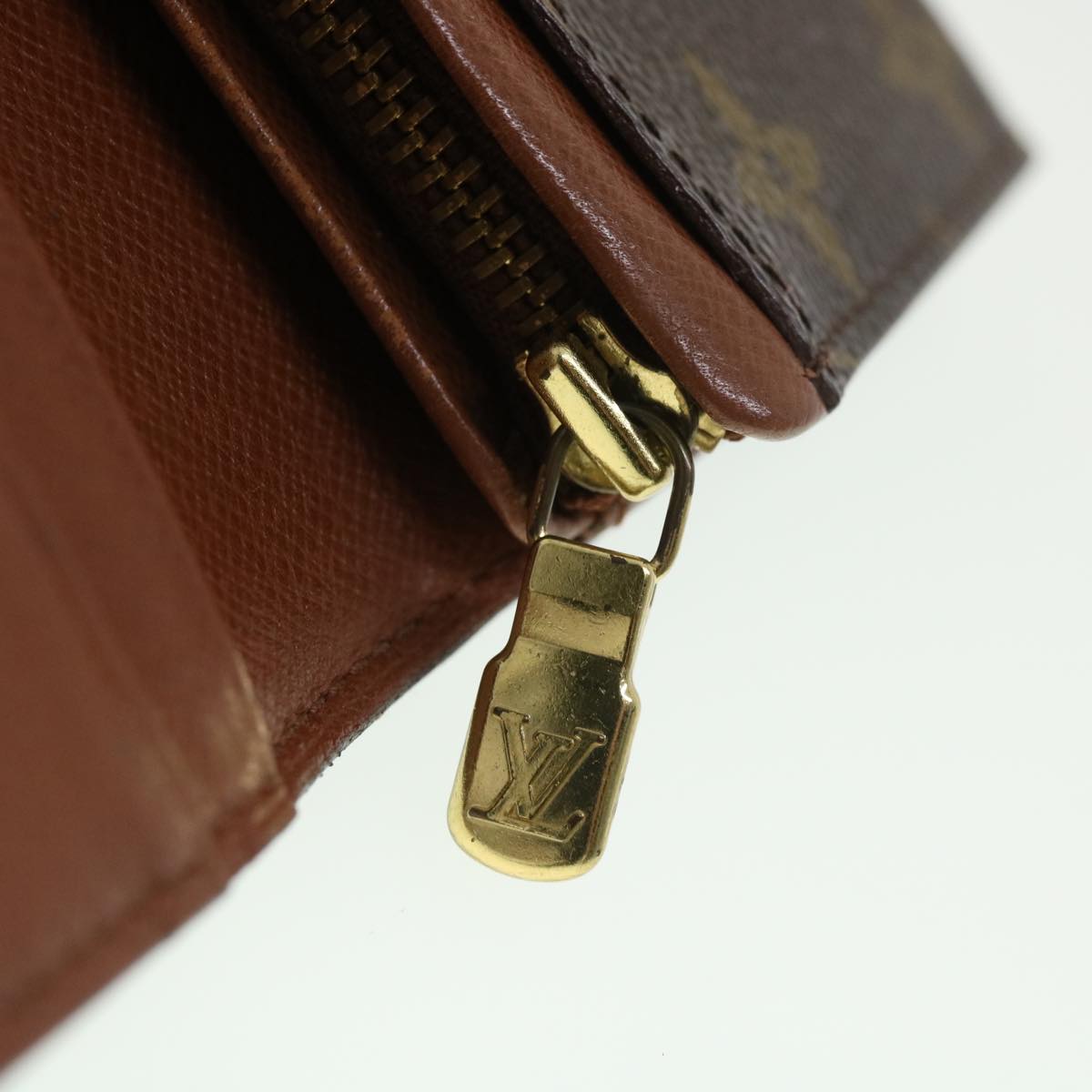 Louis Vuitton Monogram Porte Monnaie Billets Tresor Wallet LV am4096