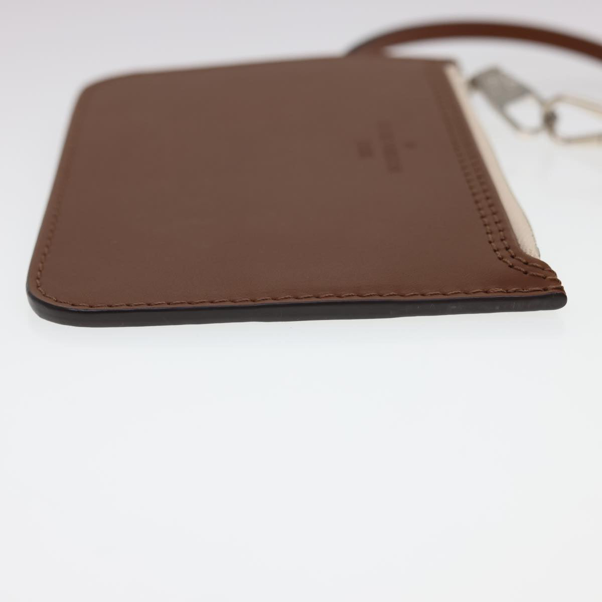 LOUIS VUITTON Mahina PM Pouch Leather Brown LV am4164