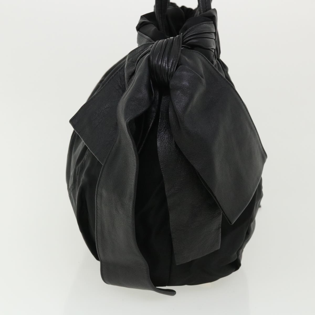 Prada Hand Bag 2Way Nylon Black Travel Bag 2Way Black Ar8793