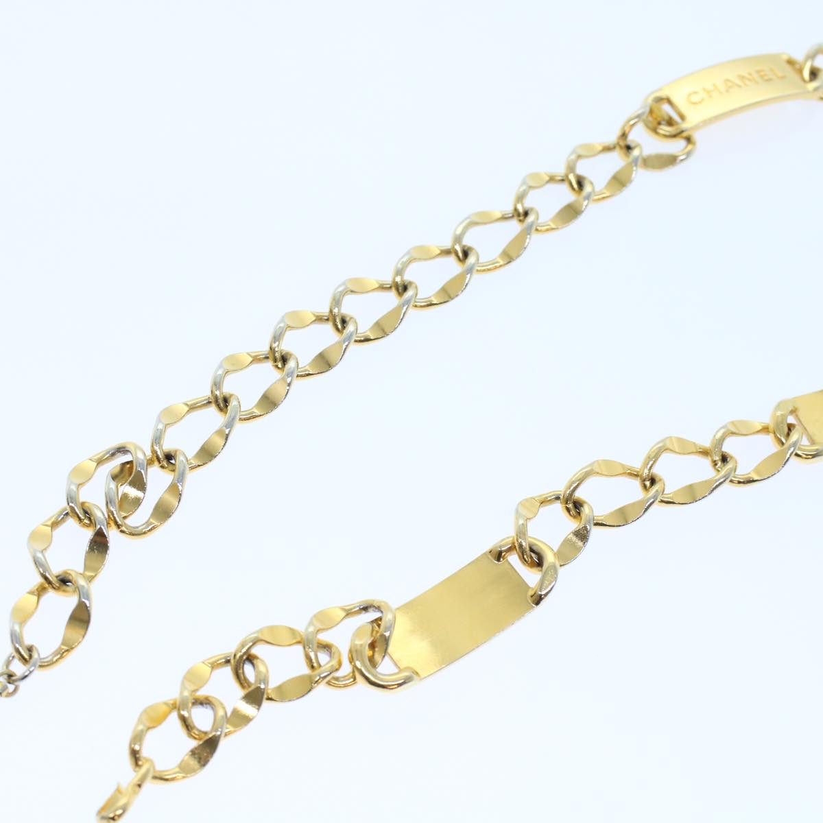 Chanel Belt metal ." Gold CC Auth arB
