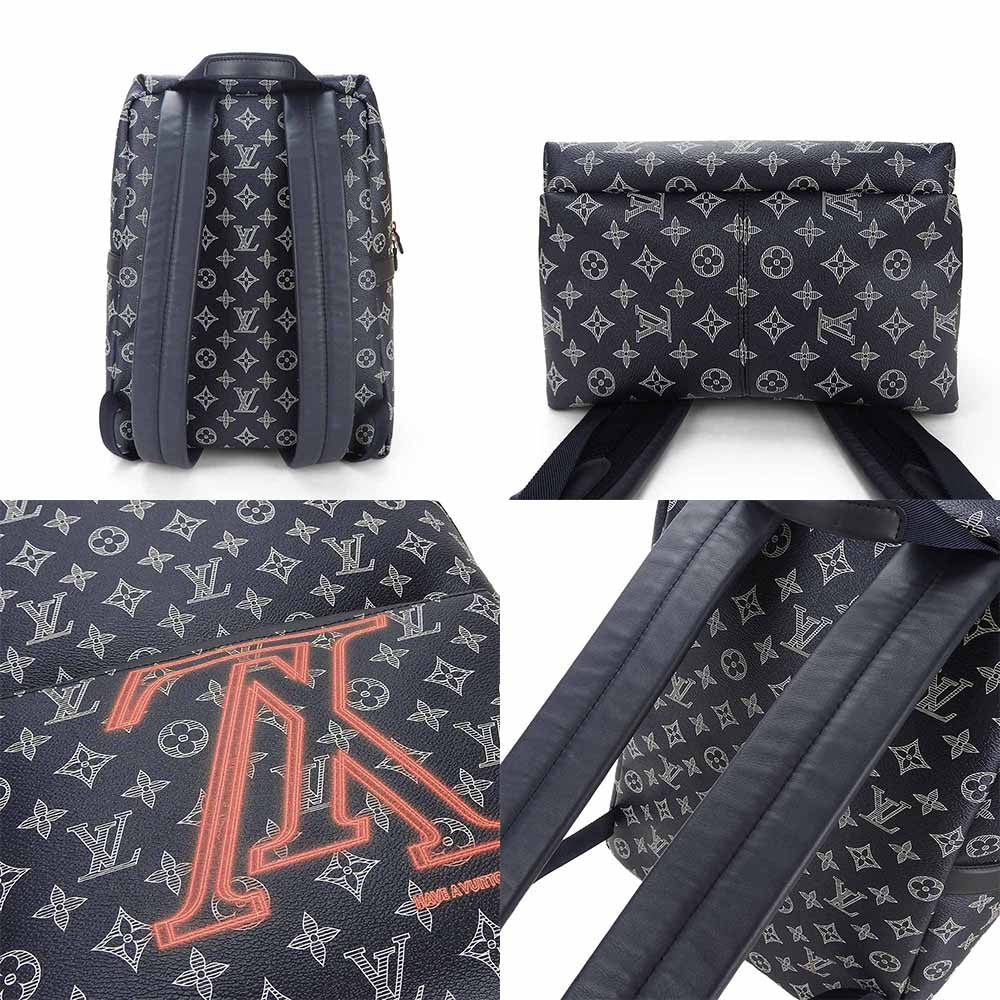 Louis Vuitton Backpack M43676 Up side down Monogram Navy