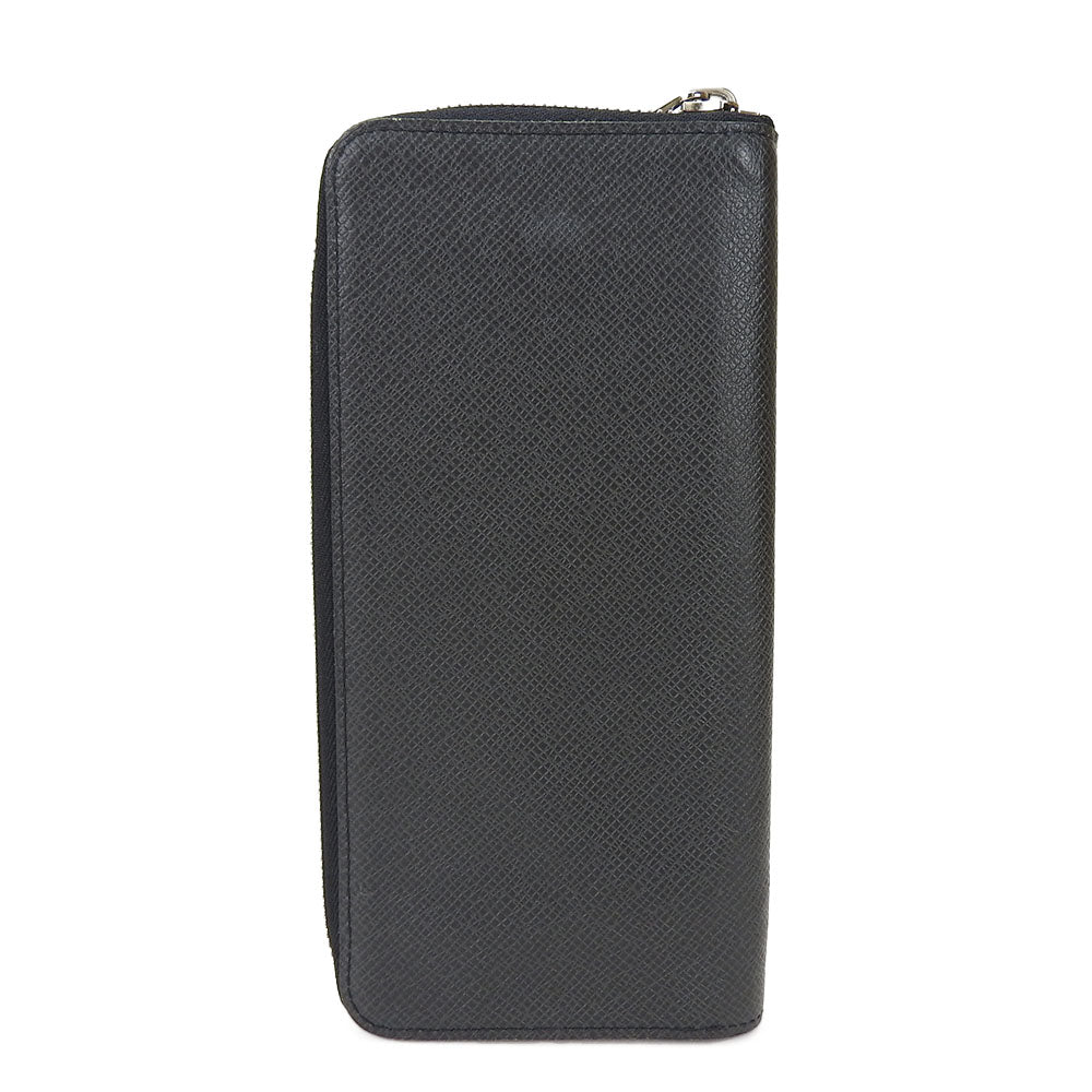 Louis Vuitton Long Purse M32822 Taiga Zippy Black Wallet Case B A18405