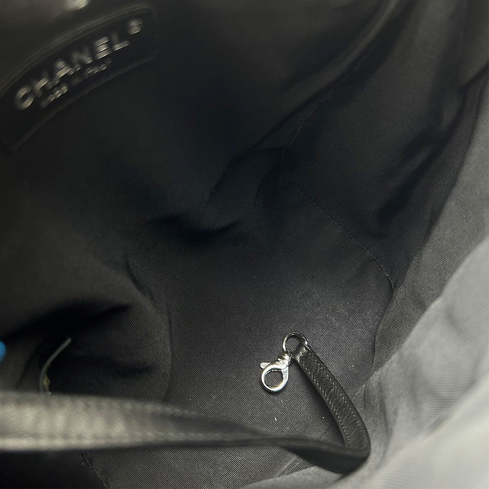 Chanel Backpack lambskin Matrasse Black