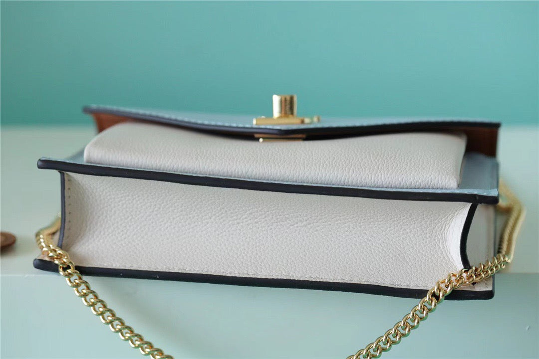 Top Quality Mylockme Pochette Bleu Nuage For Blue Chain Crossbody Bag