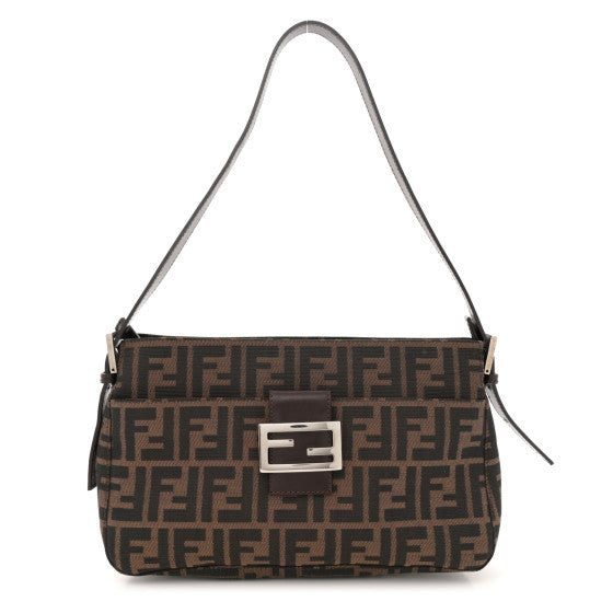 Fendi Shoulder Bag Zucca Tobacco