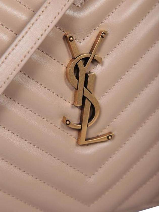 YSL Saint Laurent Luxury Trending Lou Quilting Cross Bag Beige Logo Travel Bag