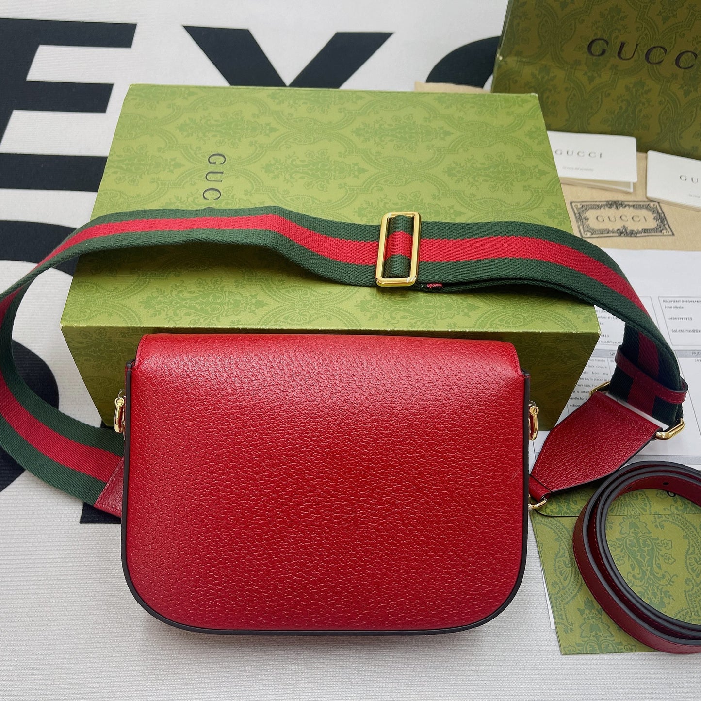 gg x Adidas Horsebit , Red Mini Bag Beaunoirrbeaunoirr U3Zdg