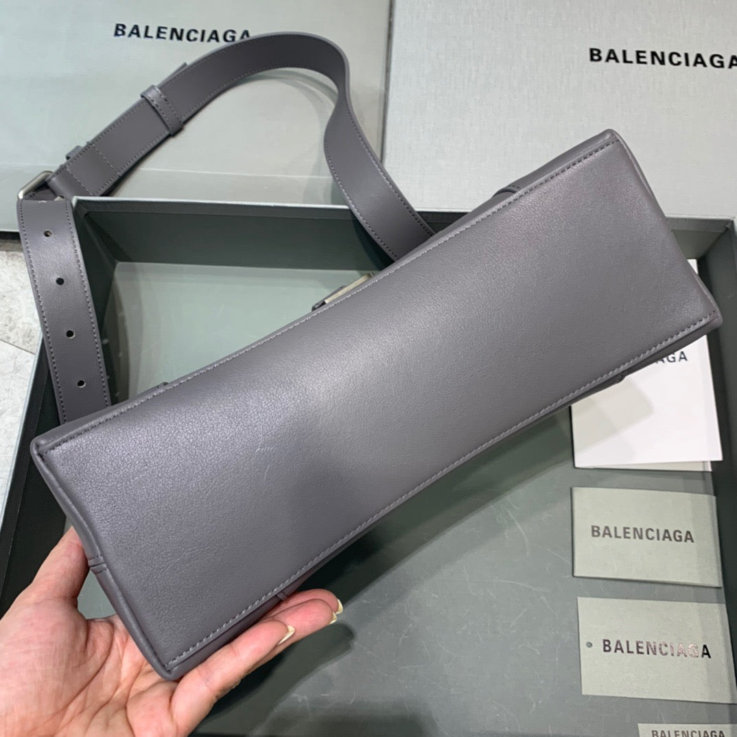 Top Quality Downtown Shoulder Bag In Gray Small