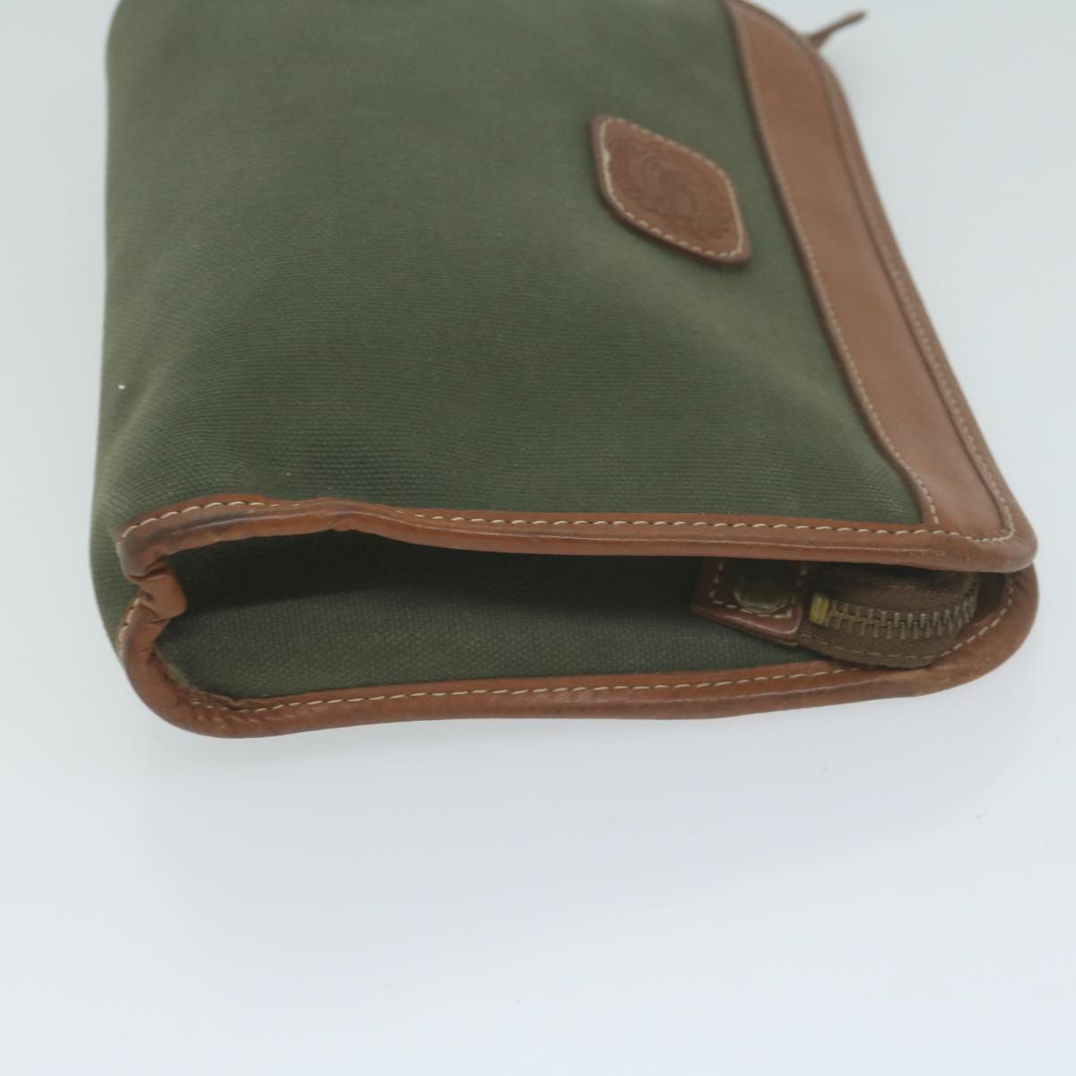 Burberry Luxury ss Clutch Bag Khaki Auth Bs11841 Canvas
