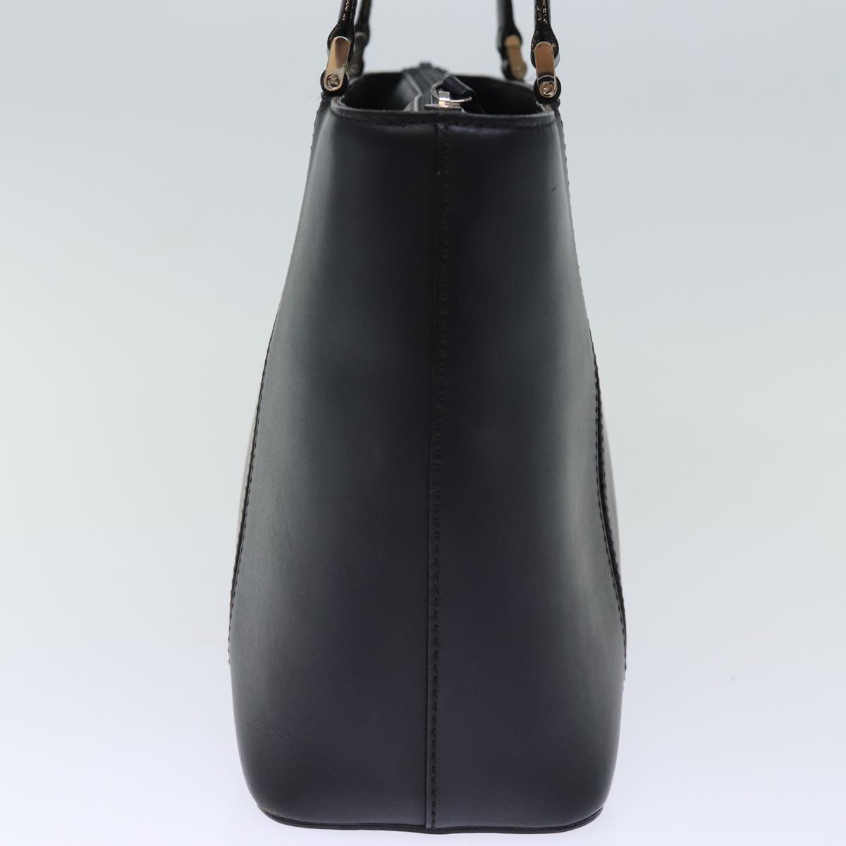 Burberry Luxury Tote Bag Auth Bs14319 Leather Black