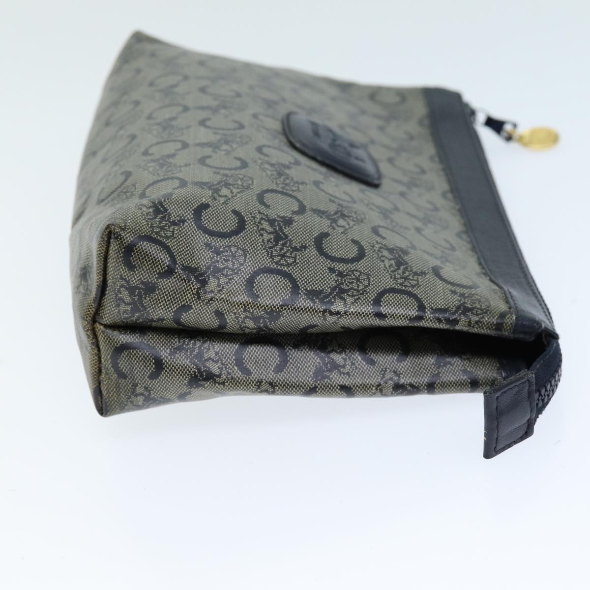 Luxury C Macadam Pouch Navy Handbag Canvas Travel Bag