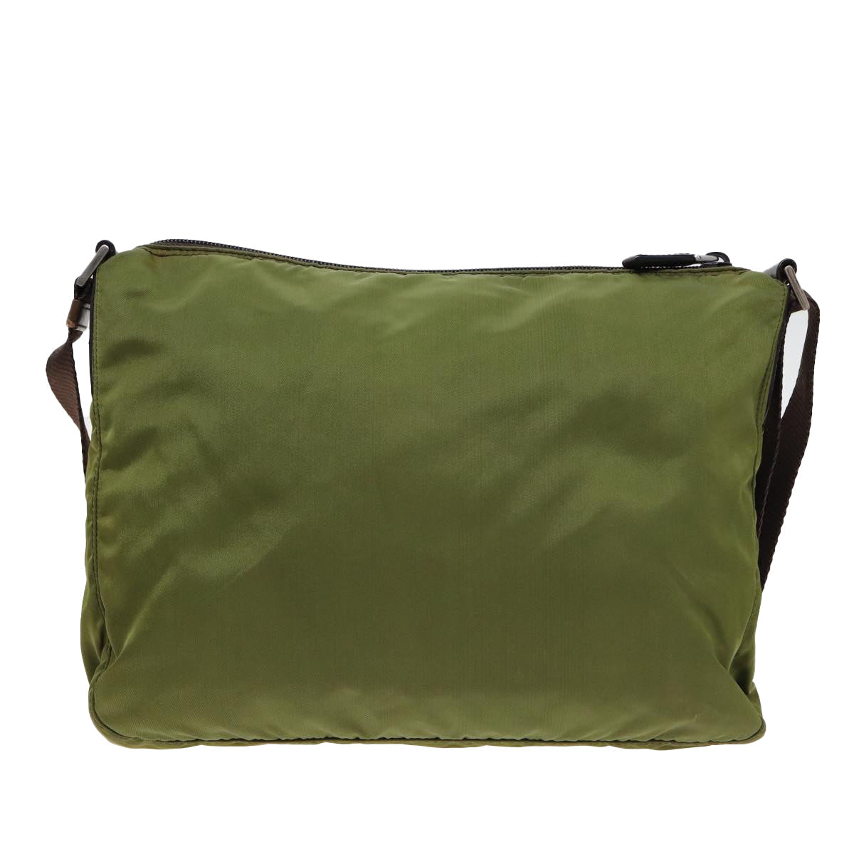 Prada Shoulder Bag Khaki Auth Nylon Khaki Auth Bs15592