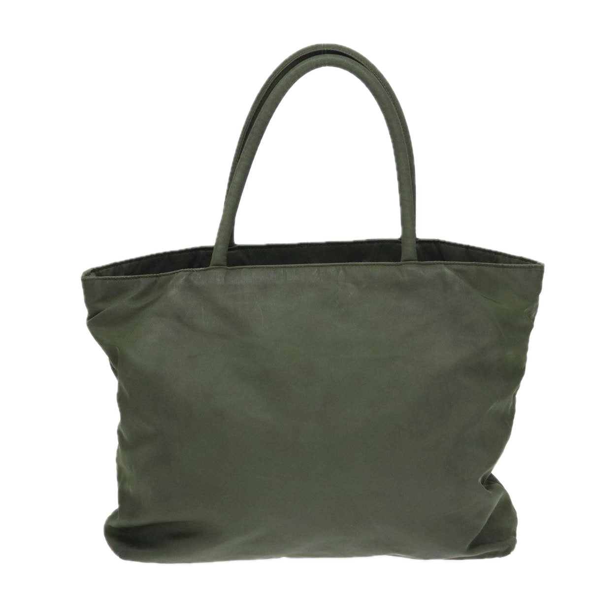 Prada Hand Bag Khaki Auth Nylon Travel Bag Khaki Auth Bs16379