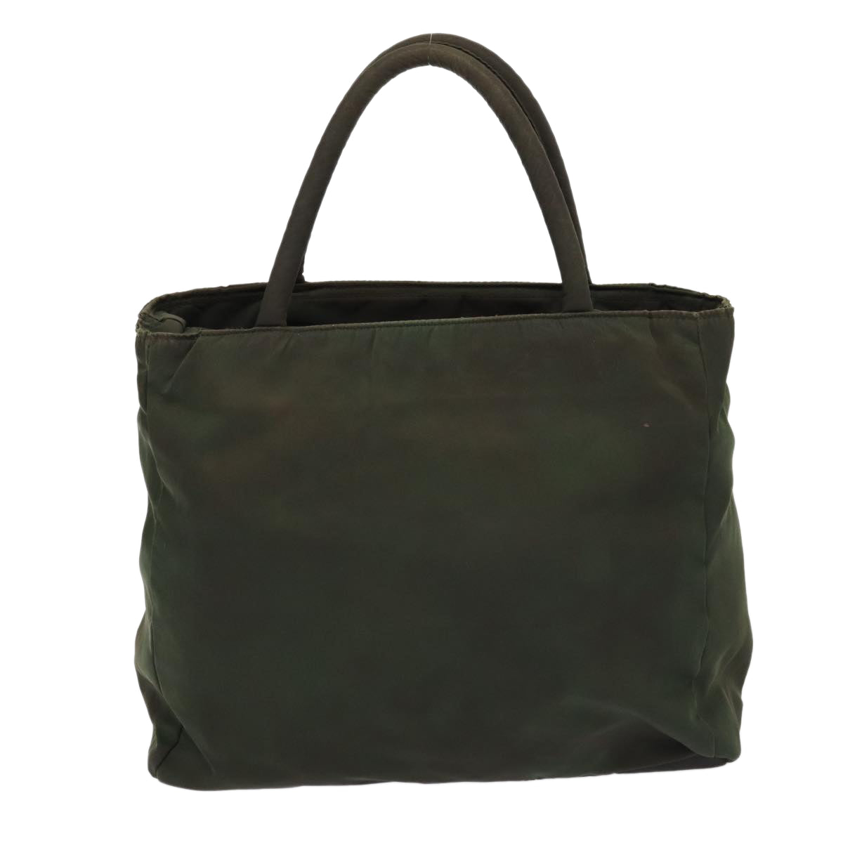 Prada Hand Bag Khaki Auth Nylon Travel Bag Khaki Auth Bs16431