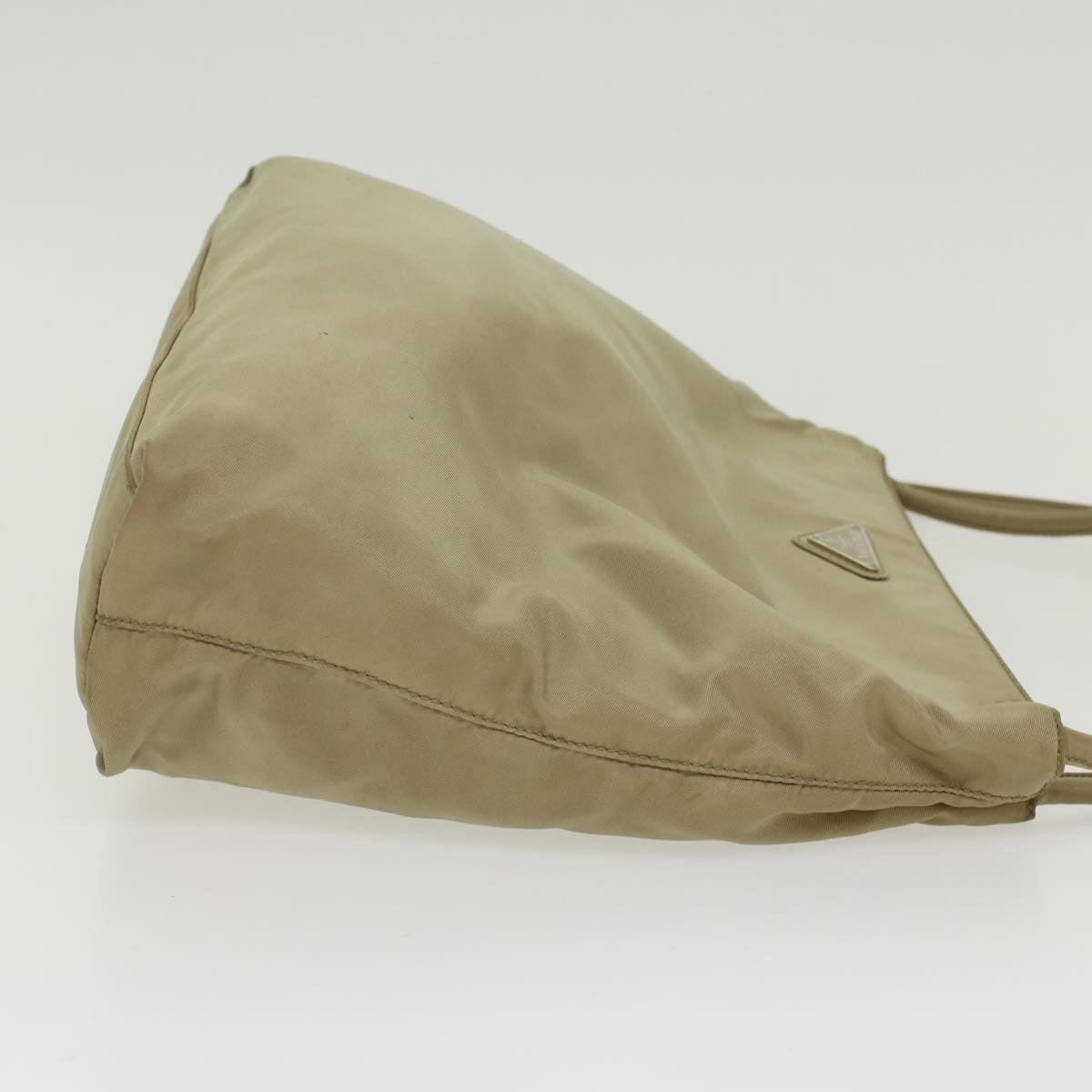 Prada Shoulder Bag Khaki Nylon Nylon Khaki Bs6125