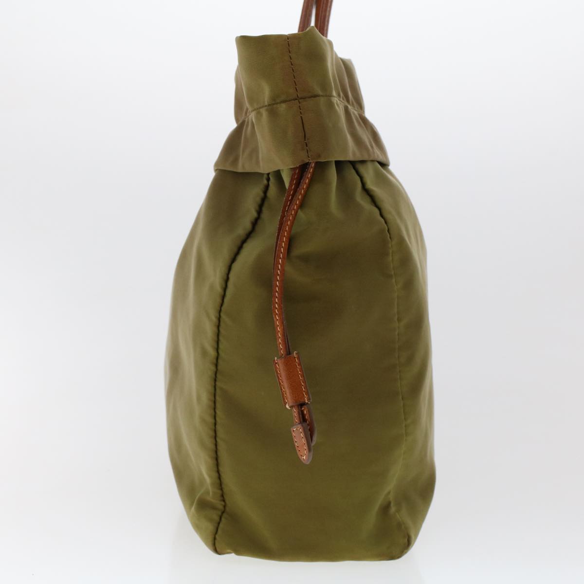Prada Tote Bag Khaki Auth Nylon