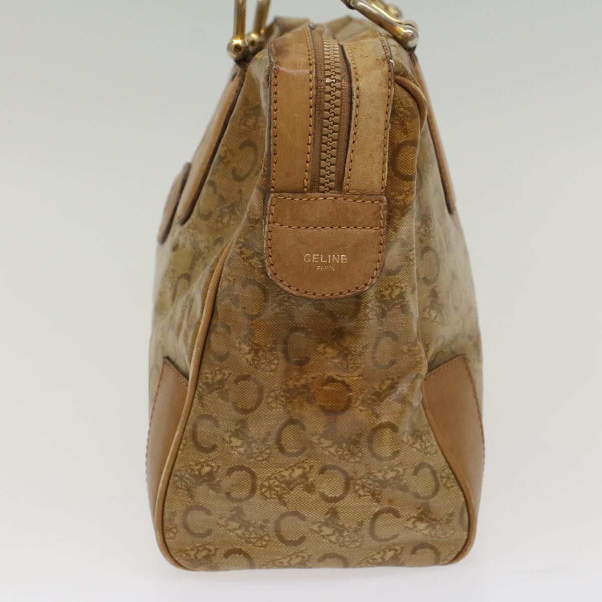 Luxury C Macadam Boston Bag Canvas Beige Travel Bag