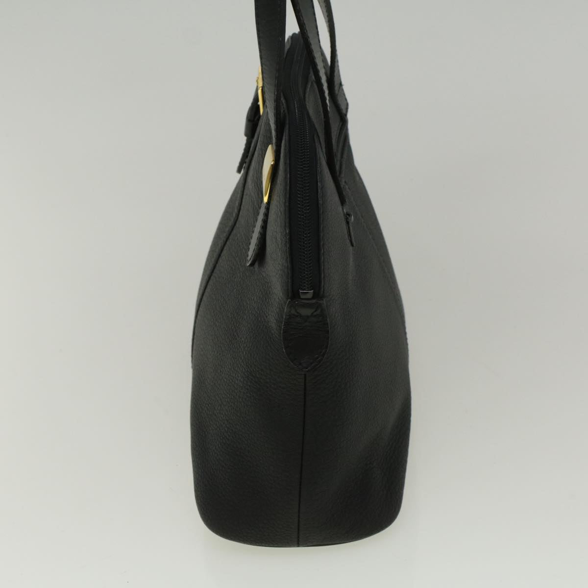 Burberry Luxury ss Hand Bag Auth Bs9530 Leather Black Travel Bag