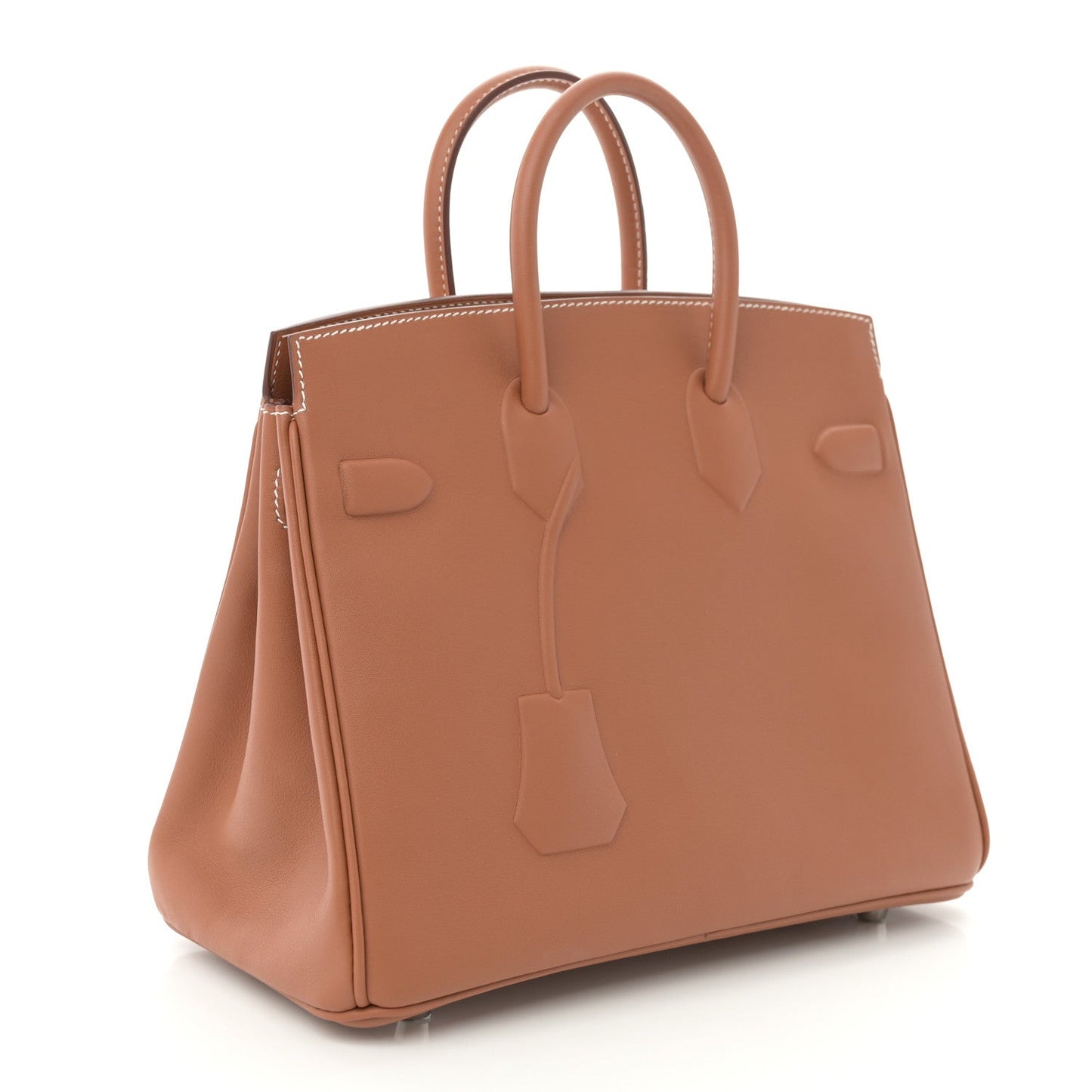 Hermes Swift Birkin Shadow Handbag Gold Travel Bag