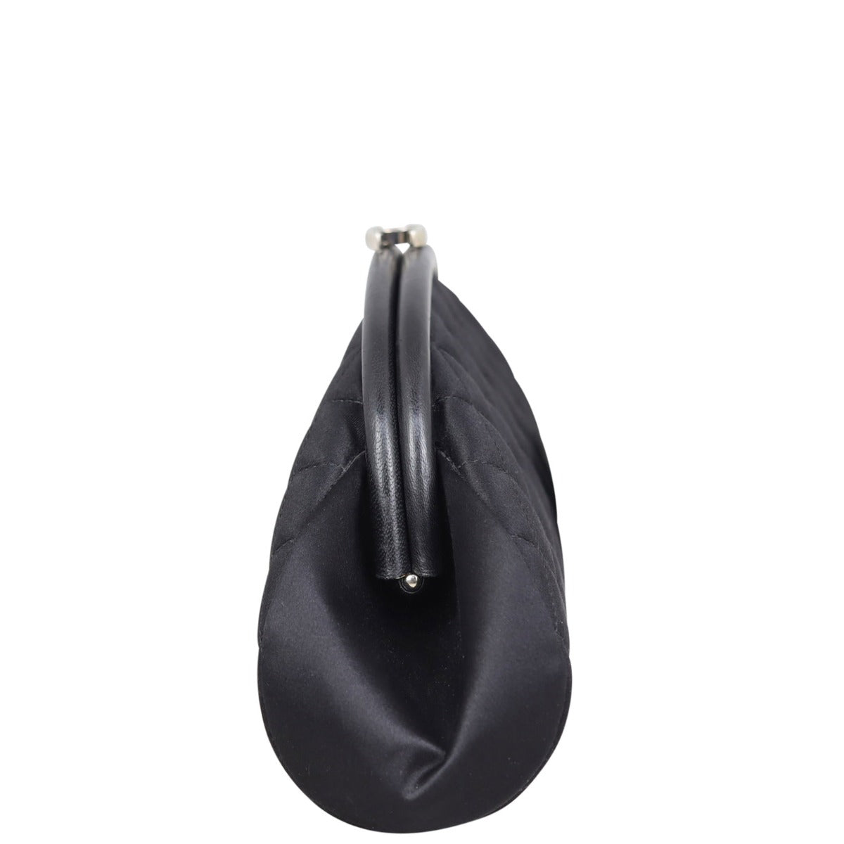 Chanel Timeless Kisslock Clutch Satin Clutch Bag