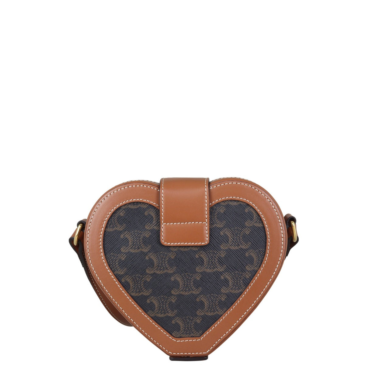 Celine Tambour Heart Crossbody Handbag Crossbody Bag