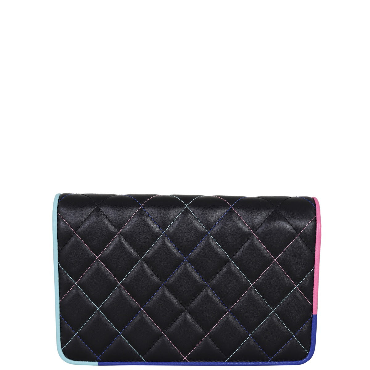 Chanel Multi Stitch Wallet on Handbag Chain