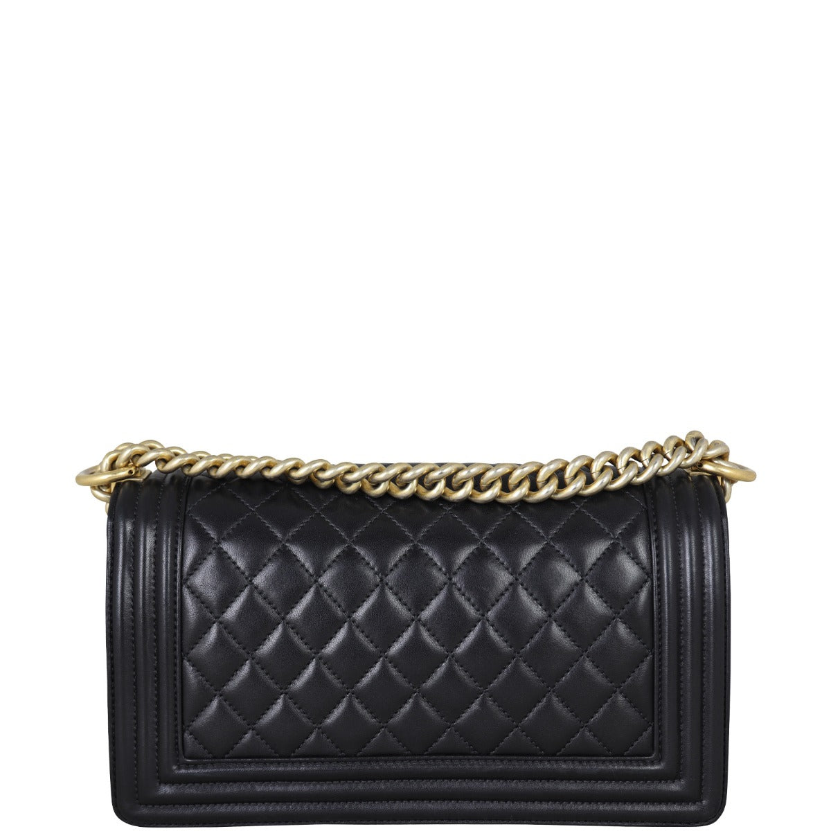 Chanel Boy Old Hardware 21 Series Handbag Gold Medium