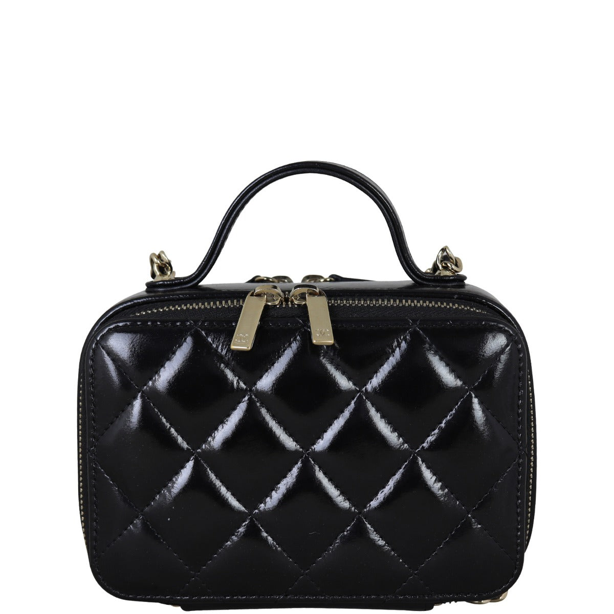 Chanel Vanity Case Bag Patent Mini Chain Mini Bag