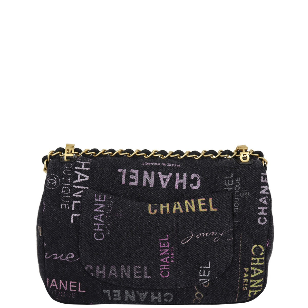 Chanel Mood Bag Denim Small Handbag