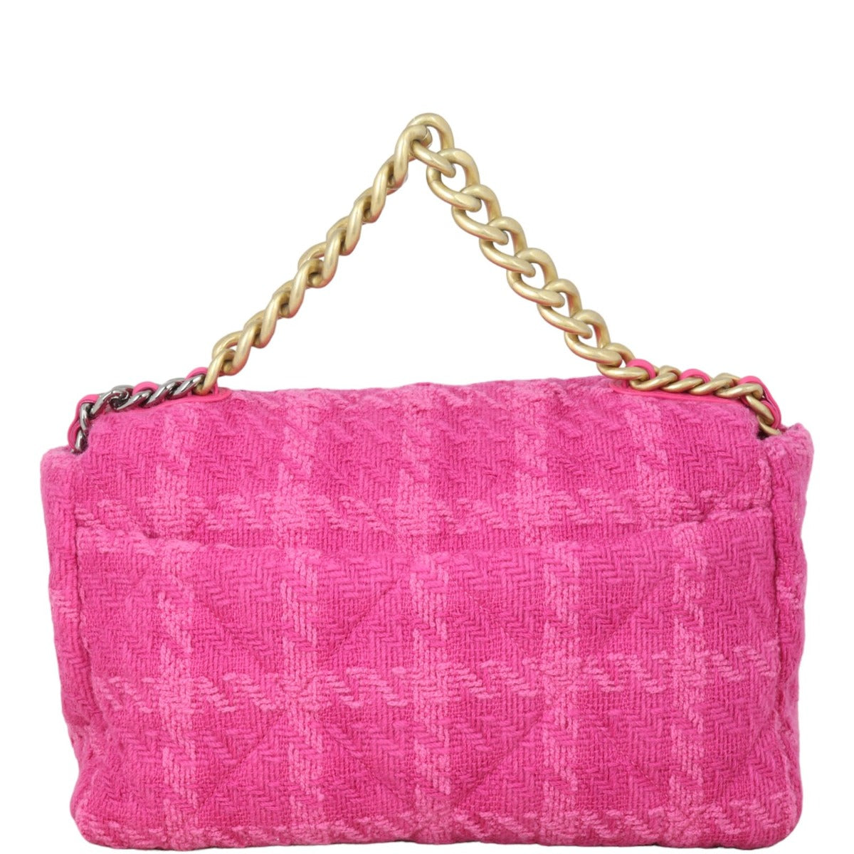 Chanel 19 Tweed Bag Pink Large Crossbody Bag