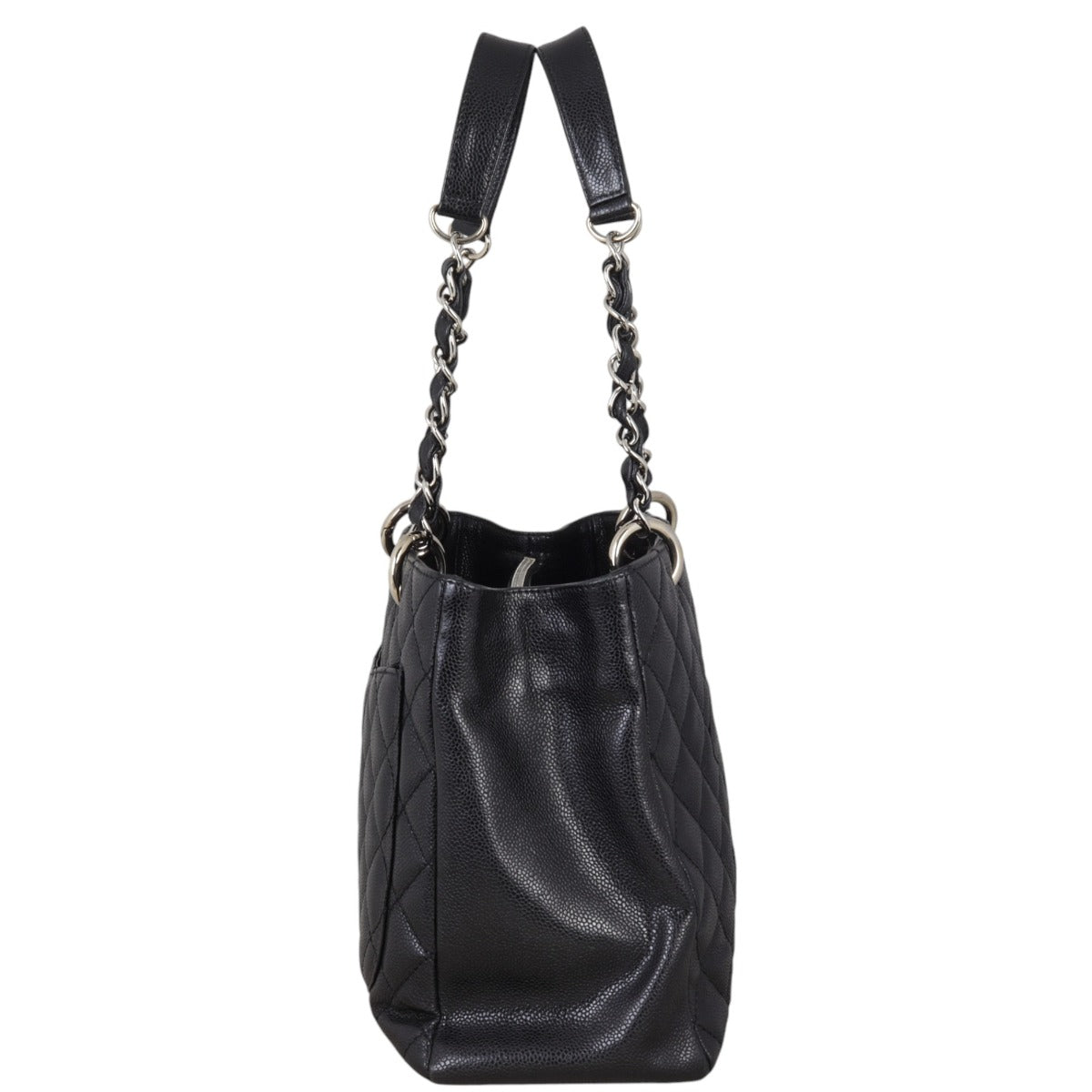Chanel Grand Shopping Tote Quilted Black Shoulder Bag Tote 03092024