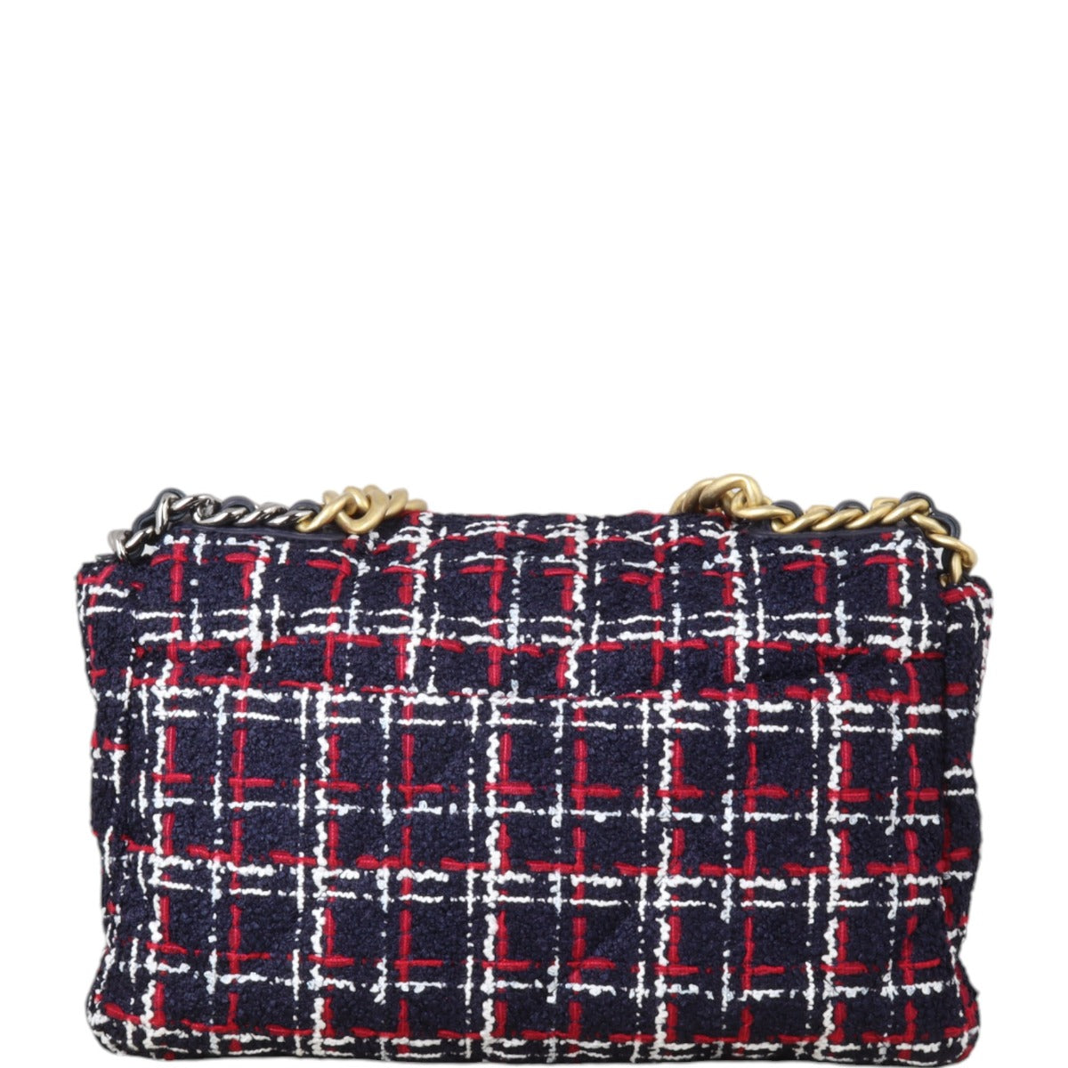 Chanel 19 Tweed Bag Black Medium Shoulder Bag
