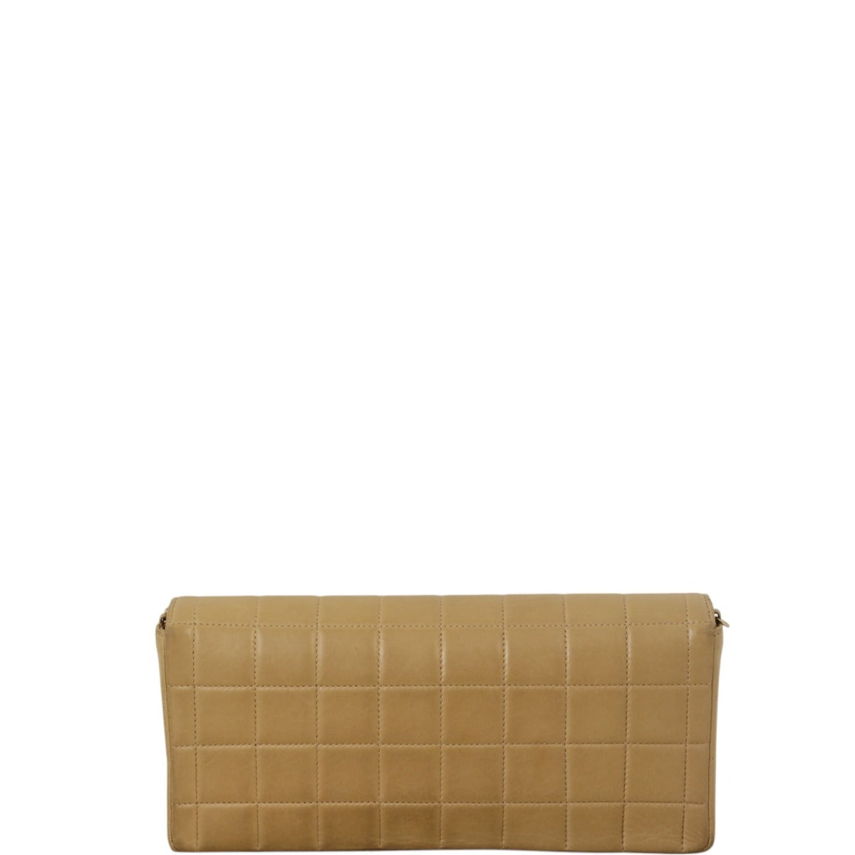 Chanel East-West Chocolate Bar Bag Quilted Brown Shoulder Bag
