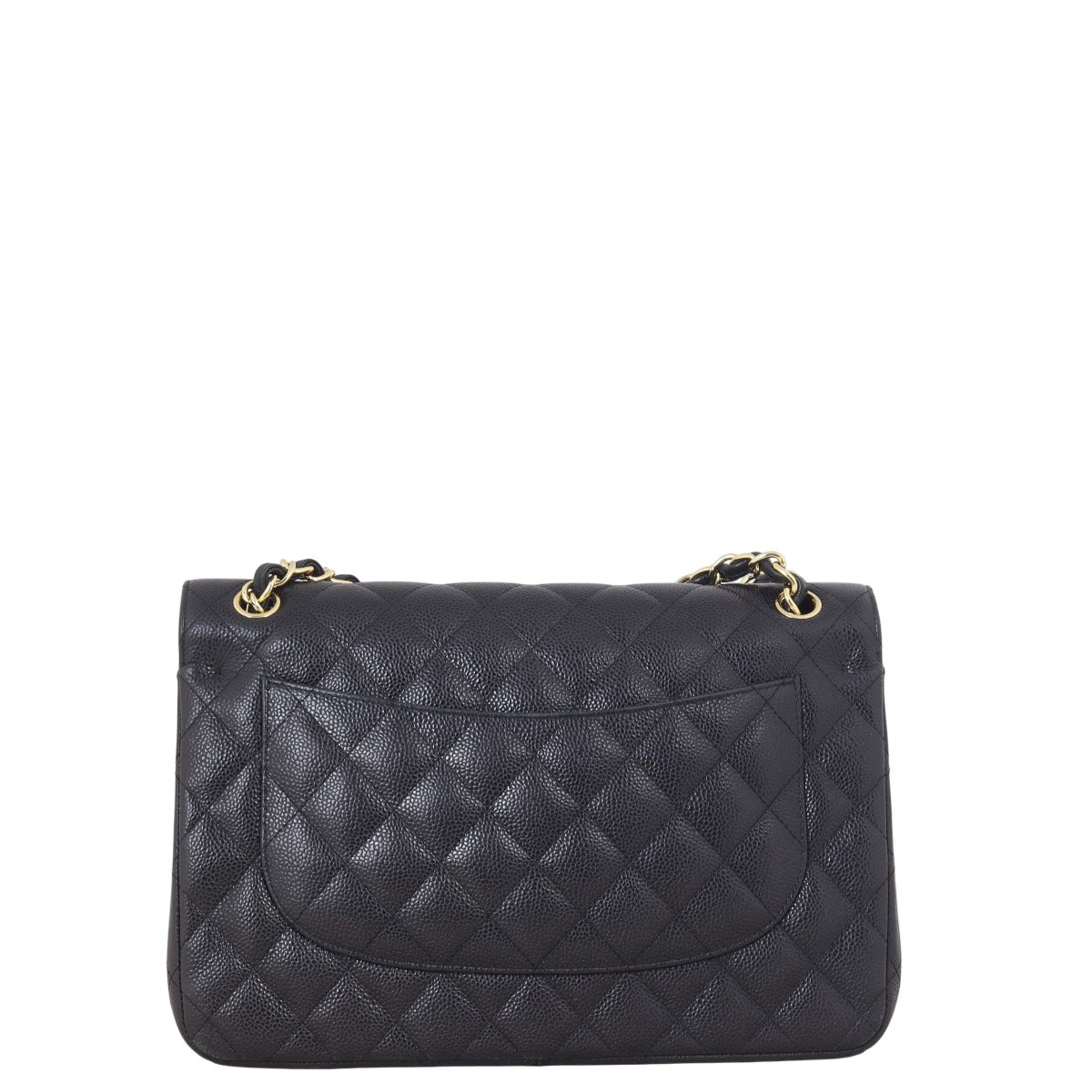 Chanel Classic Double Jumbo Caviar Handbag Quilted Flap Crossbody Bag Jumbo 31032025
