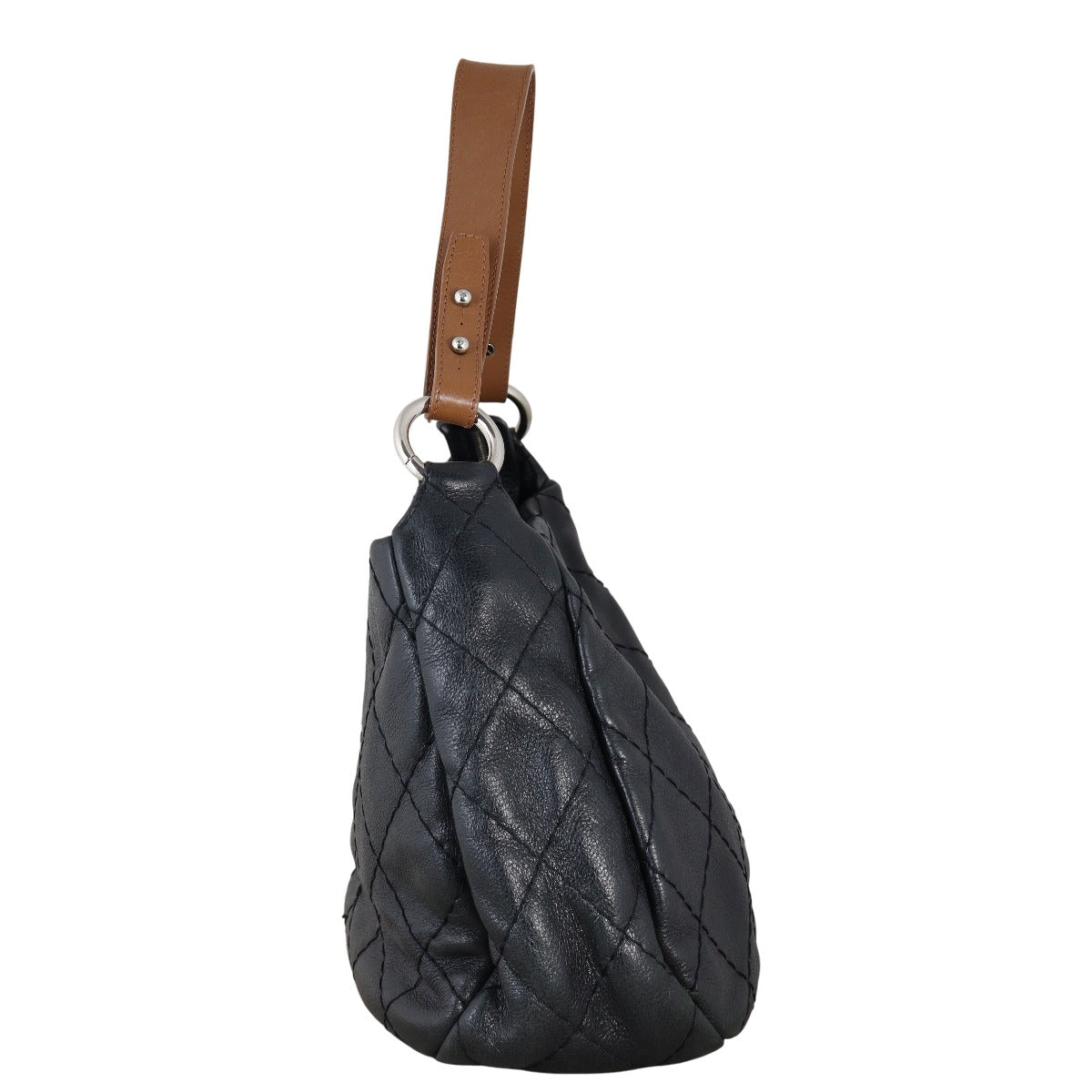 Chanel On The Road Hobo Black Shoulder Bag