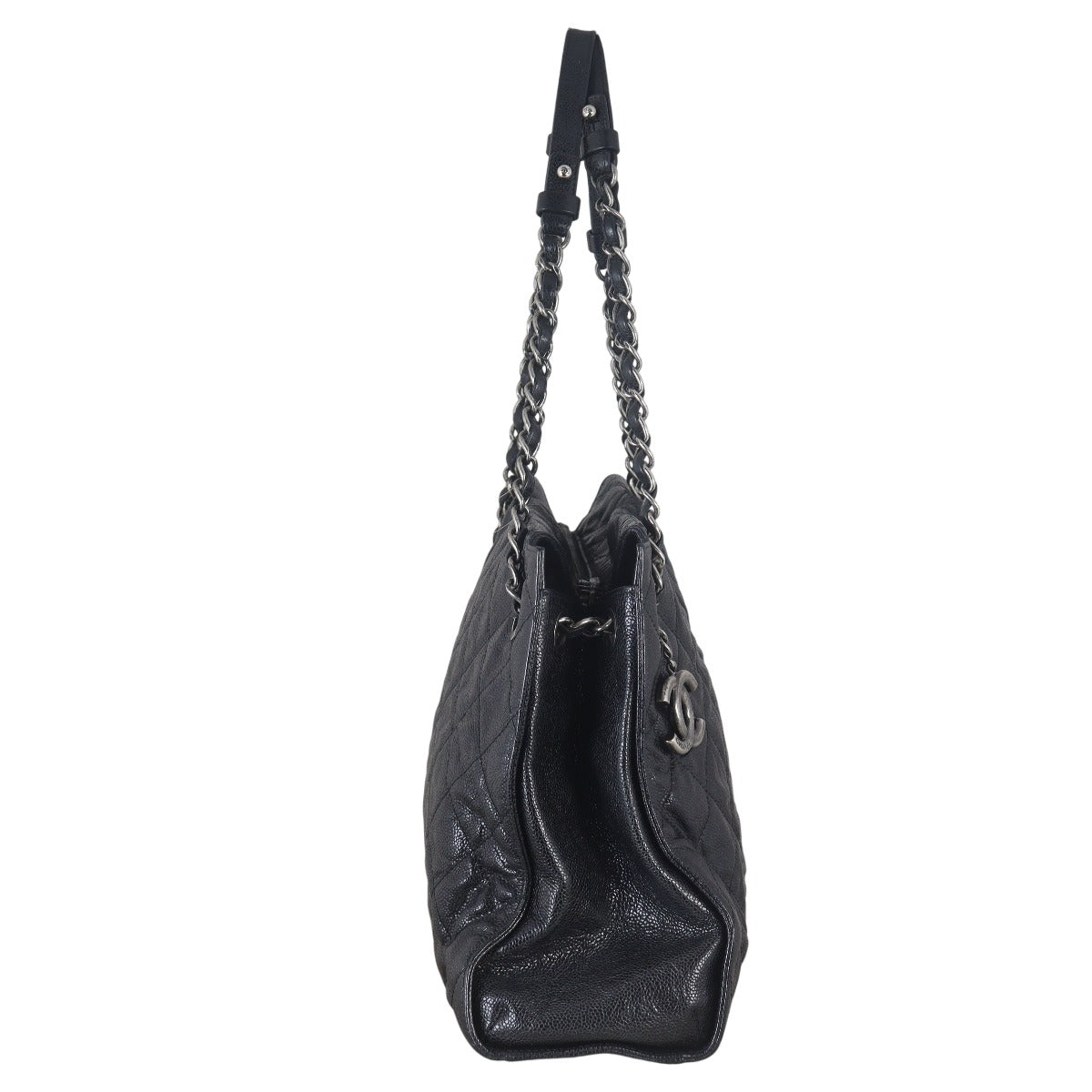 Chanel CC Crave Tote Quilted Black Shoulder Bag
