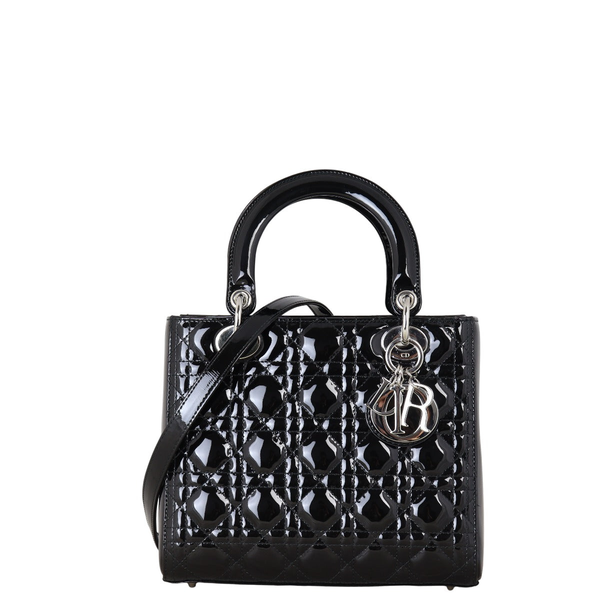 Dior Crossbody Bag Lady 19 Patent Medium Shoulder Bag