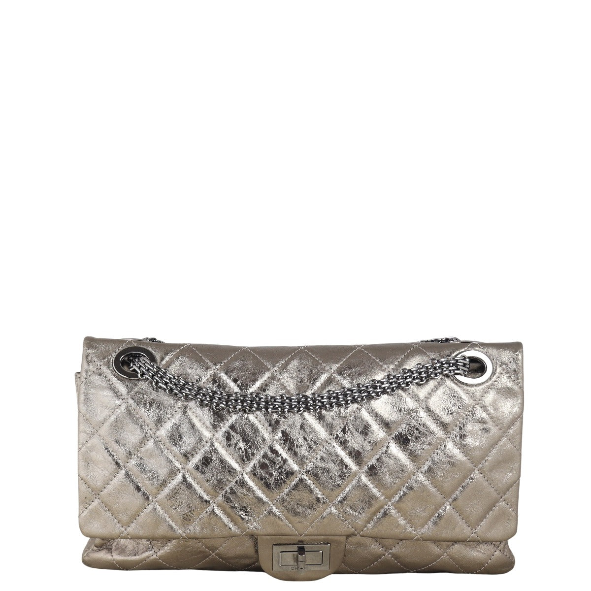 Chanel 2.55 Reissue 226 Double Bag Quilted Flap Shoulder Bag