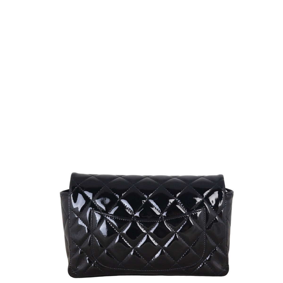 Chanel Brilliant Wallet on Patent Handbag Quilted Black Crossbody Bag