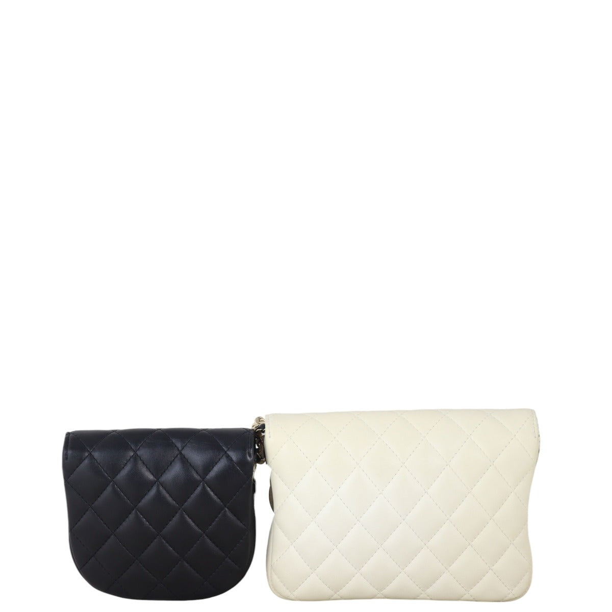 Chanel Side Packs Crossbody Small Quilted Black Crossbody Bag