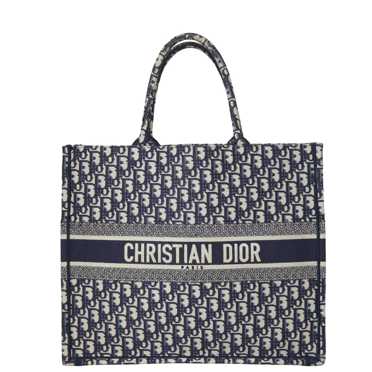 Dior Tote Bag Book Tote Oblique 6 Canvas Large