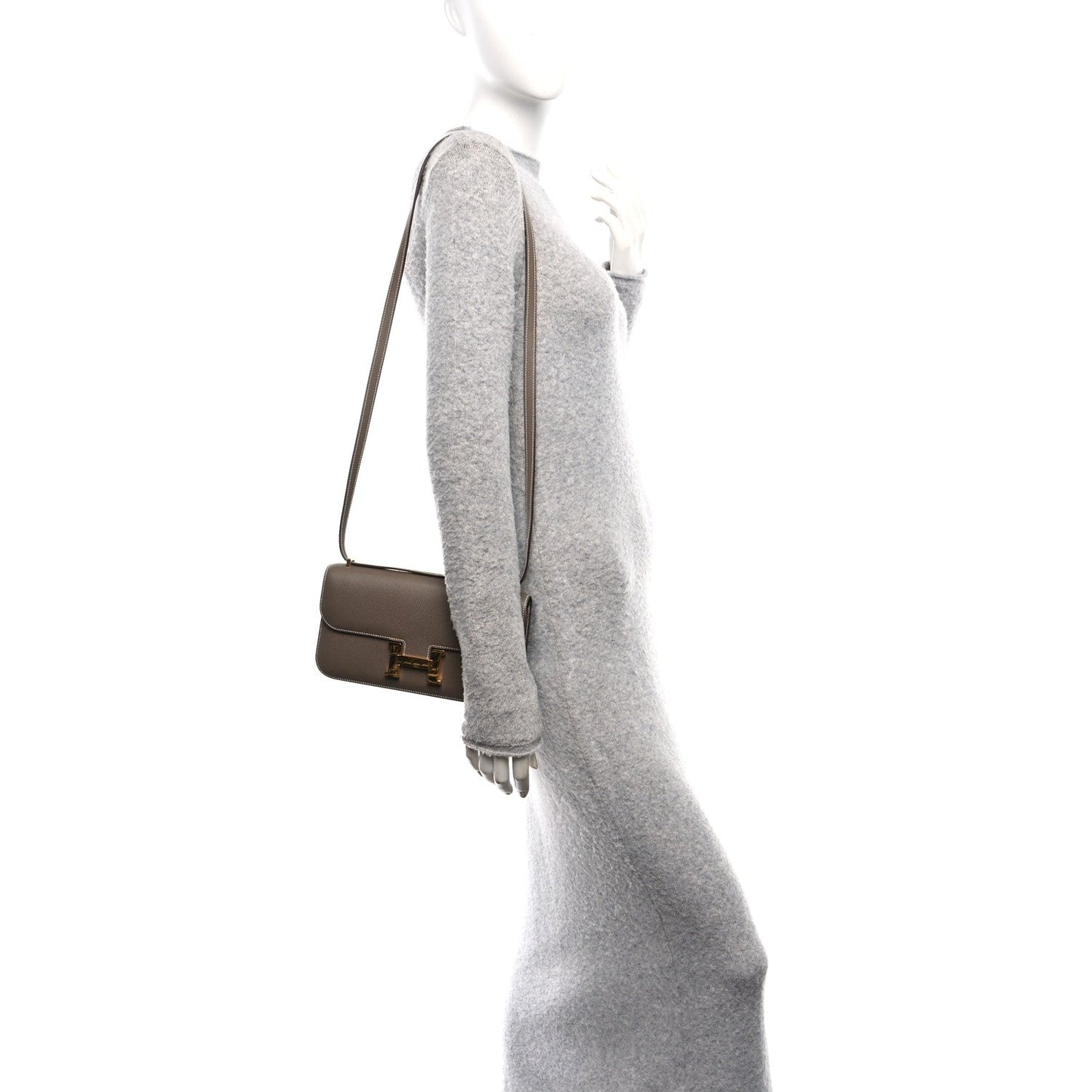 Hermes Epsom Constance Elan Etoupe Handbag Travel Bag Elan Etoupe 1755011