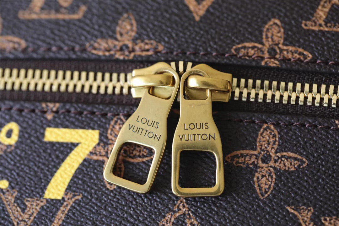 Top Quality Vertical Box Trunk For Men Canvas Monogram Crossbody Bag