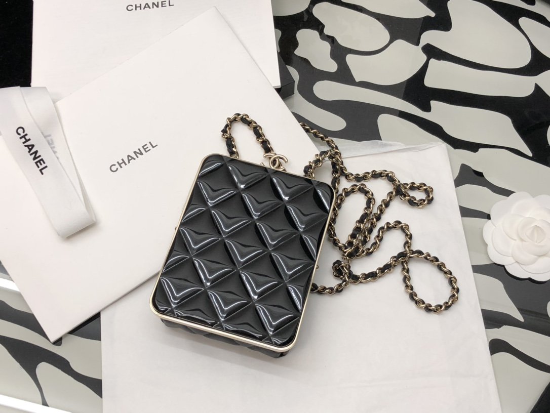 Chanel Cruise Clutch Crossbaby Bag For Women Black Clutch Bag