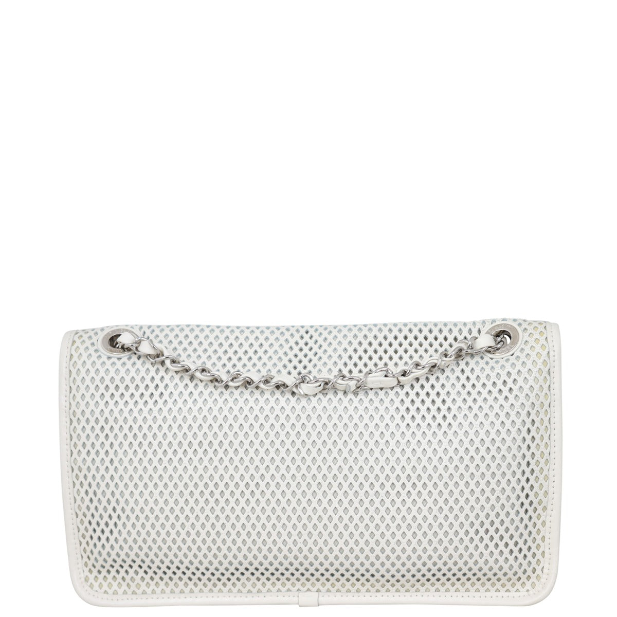 Chanel Up In The Air Perforated Bag Flap Handbag