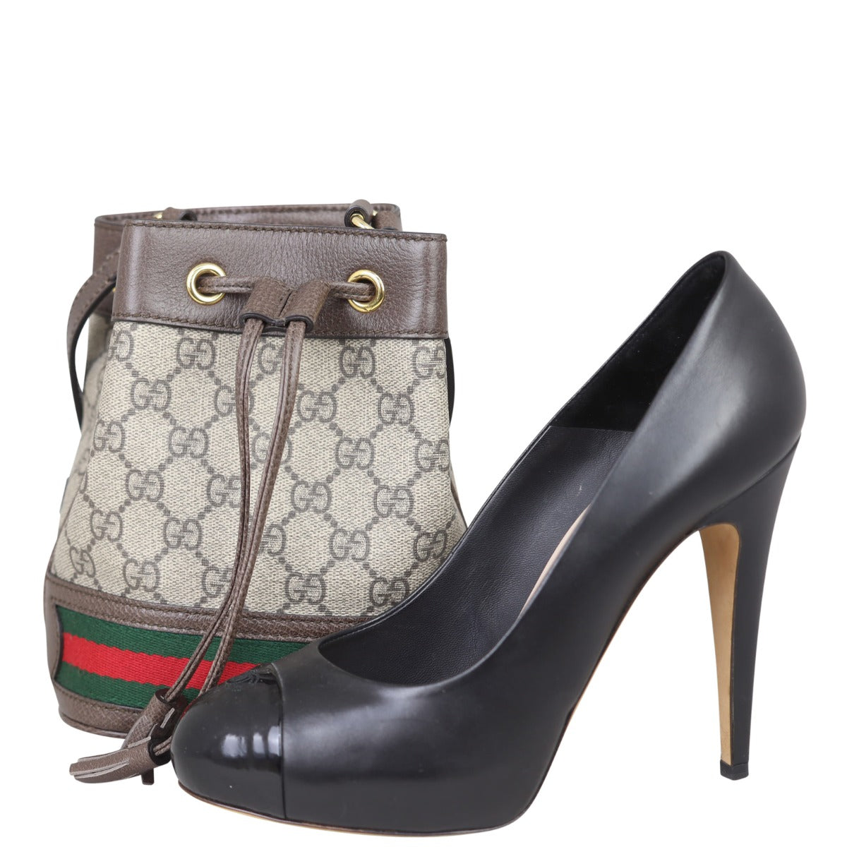 Gucci GG Supreme Ophidia Mini Bucket Bag